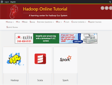 Tablet Screenshot of hadooptutorial.info